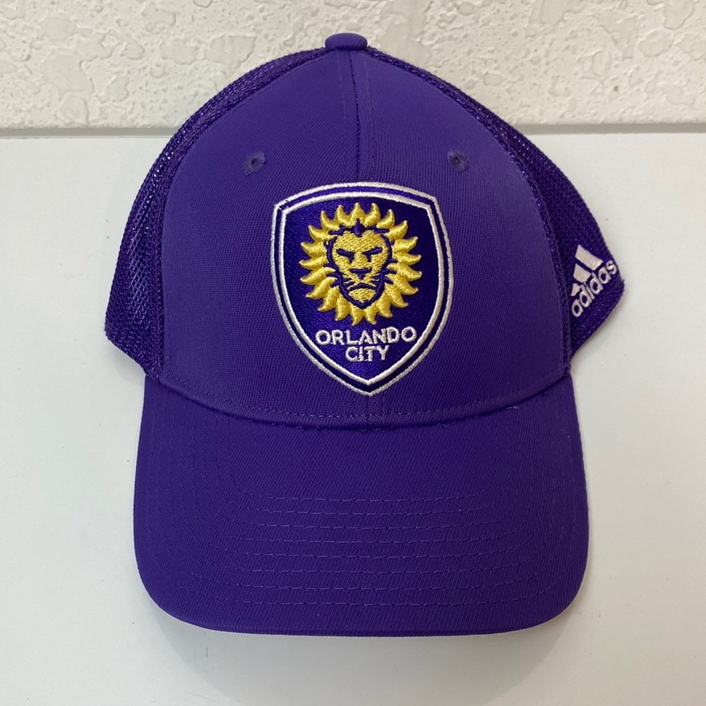 Men Adidas Orlando City Soccer Hats Size S-M